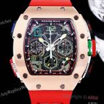 Best Copy Richard Mille RM 65-01 Split-Seconds Rose Gold Quartz